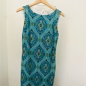 Cache NWT $138 Designer Bali Inspired Shift Dress Size 6